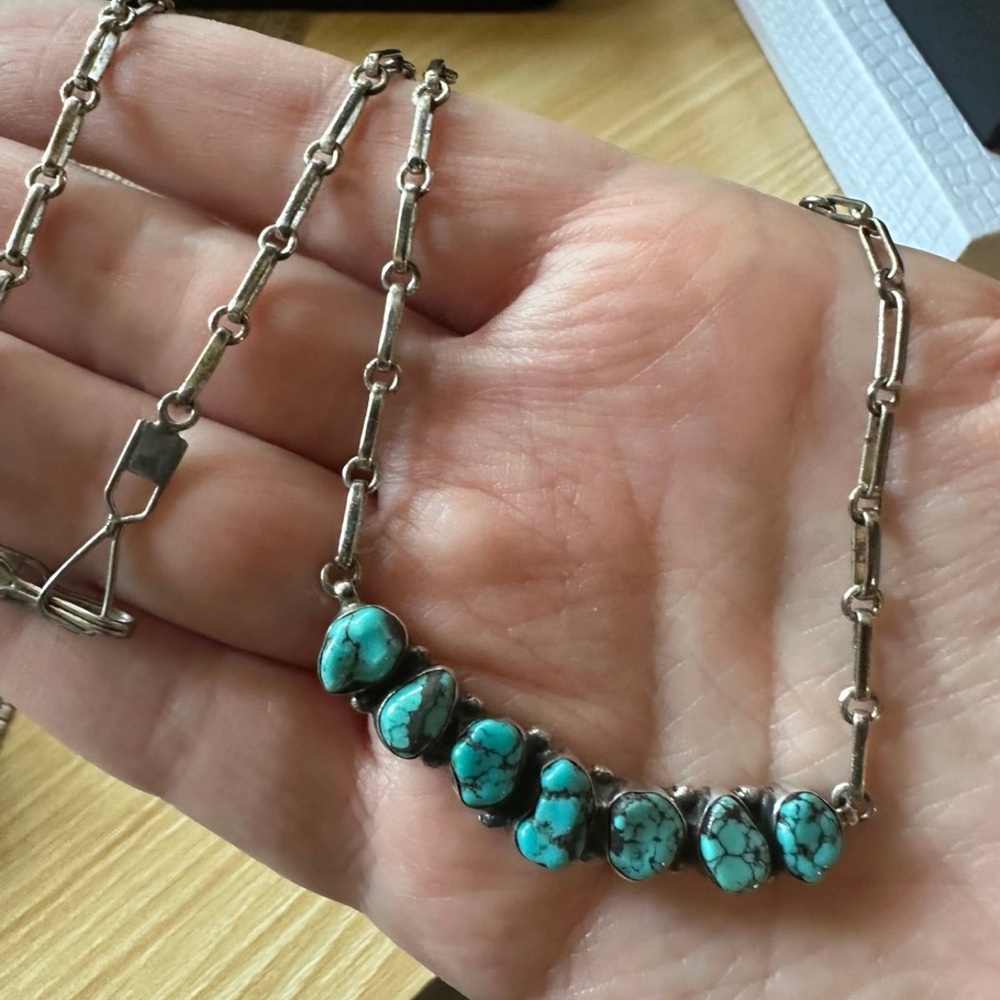 Turquoise and Silver Necklace